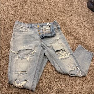 American Eagle Outfitters TomGirl Button-Fly Jeans